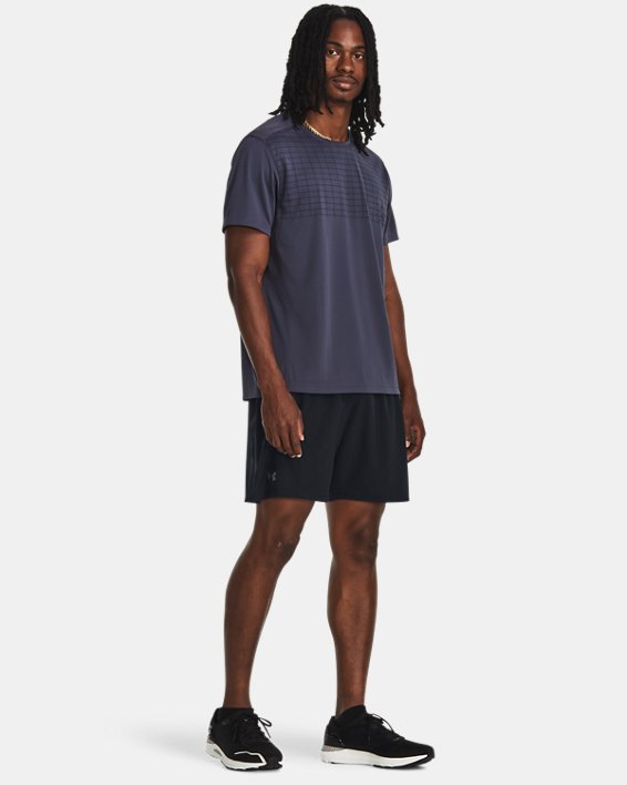 Men's UA Speed Stride Graphic Short Sleeve in Gray image number 2